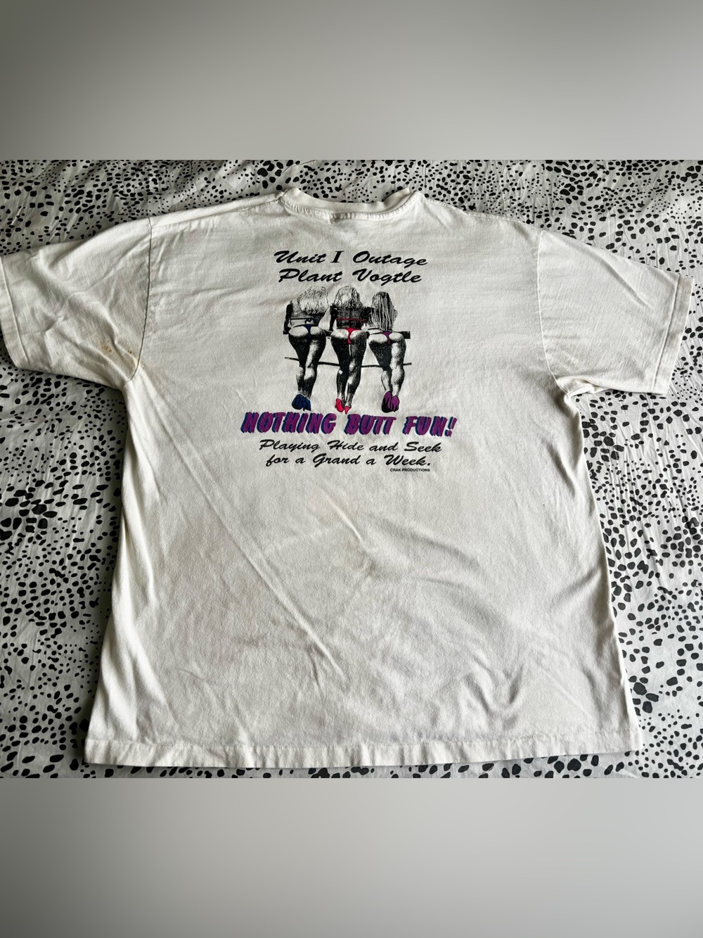 Vintage Plant Vogtle Nuclear Power Plant Outage T-Shirt - Picture 3 of 5